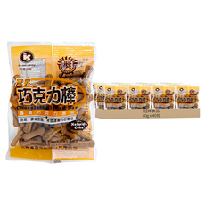 冠昇食品 巧克力棒, 50g, 40包