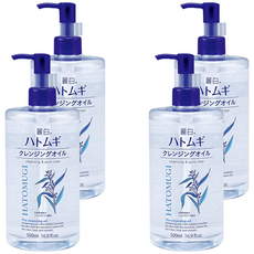 KUMANO 熊野油脂 麗白 卸妝油, 500ml, 4瓶