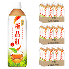 波蜜 初茗 極品紅茶, 580ml, 72瓶