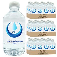 nu-pure 天然泉水, 250ml, 120個