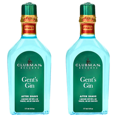 CLUBMAN 古龍鬍後水紳士琴酒 177ml 男士鬍後護理 清新琴酒香, 2瓶