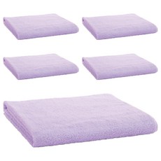 hiorie 日本桃雪 飯店大毛巾 棉紗, 紫丁香, 5條