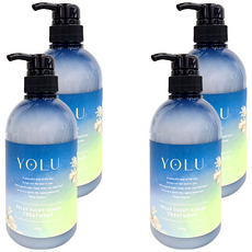 YOLU 放鬆夜間修護潤髮乳 晚香玉 + 梨香 475g, 4瓶