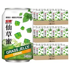 RICO 紅牌 仙草蜜, 340ml, 72罐