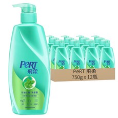 PeRT 飛柔 控油止癢洗髮乳 薄荷, 750g, 12瓶