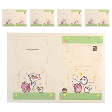 YENDAR 研達 卡娜赫拉的小動物便條紙置物盒 (小兔子嘉年華), 5個