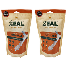 ZEAL 真致 100%紐西蘭牛肉肋骨 (分段) 天然風乾零食, 牛肉狗零食, 125g, 2包