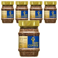 KEY COFFEE 即溶咖啡粉 混和 80g 香醇濃郁 快速沖泡, 1入, 5罐