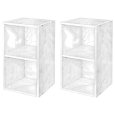 陶德 雙向堆疊2格櫃, 2個, 大理石