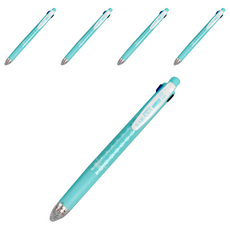 ZEBRA 斑馬牌 SARASA 4+1 多功能原子筆 藍綠色 0.5 毫米 J4SA11, 5支