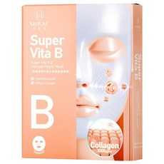 MIRAE 未來美 超能膠原B彈力護理修護面膜 108ml, 4入, 1組