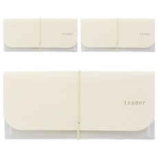 珠友文化 A6 階梯式資料夾, 米色, 3個