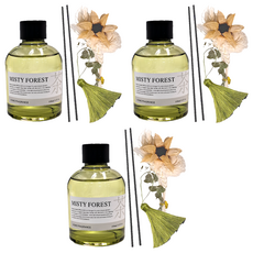 SC優選 植物精油 東方茶香乾花無火香薰擺飾 全季禪茶 150ml 無火香氛 居家香氛, 3瓶