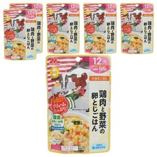 MORINAGA 森永 12個月大 幼兒食品, 雞肉野菜燴飯, 120g, 6包