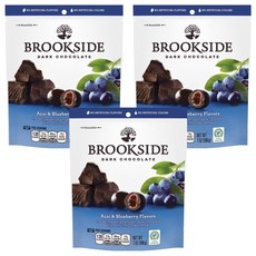 BROOKSIDE 巴西莓藍莓口味黑巧克力 酸甜果汁軟餡, 198g, 3包