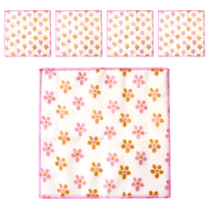 KOKUBO 小久保 八重紗擦拭布 五花瓣, 5條