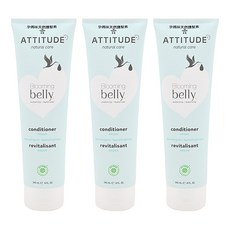 Blooming Belly 孕媽咪系列 摩洛哥堅果油 天然護髮素 240mL - 減少毛躁 柔順髮絲 蘋果輕甜香氣, 3條