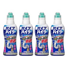 KAO 花王 Haiter 高黏度水管清潔凝膠, 強力疏通, 居家專用, 500g, 4瓶