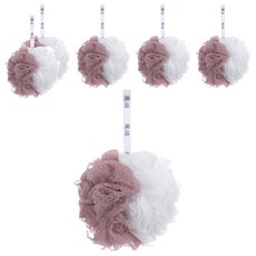 魔縐 極緻沐浴球, 6個, 1個裝, 紫色 + 白色