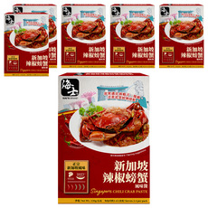 HAI'S 海士 新加坡辣椒螃蟹風味醬 4包, 150g, 6盒