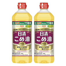 NISSIN 日清 米油 日本原裝進口 富含維生素E 健康食用油, 800g, 2瓶