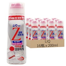 LiQ Z 衣服去汙劑, 帶刷頭, 200ml, 16瓶