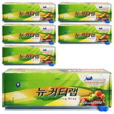 New Wrap 滑刀保鮮膜, 6個, 100m