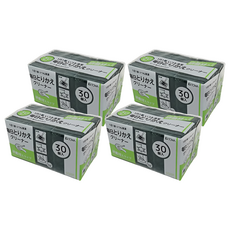 TOWA 東和產業 SCHÖN日本一次性清潔海綿30日研磨劑, 4包, 黑色, 30個