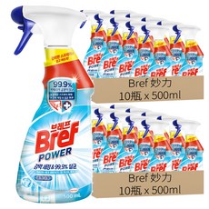Bref 妙力 POWER 浴廁除霉清潔劑 強效清潔 99.9%殺菌, 500ml, 20瓶