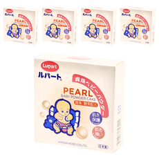 Lupart 真珠酵素爽身粉餅 0歲以上, 30g, 5盒