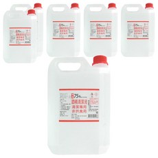 坤展 75%酒精清潔液，清潔專用，非供食用，4L, 6桶