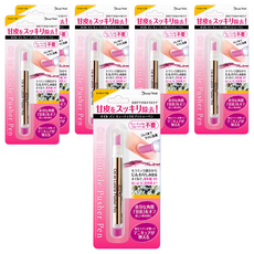 日本Lucky aop480 除甘皮保濕棒 指緣保濕滋潤 陶瓷筆頭溫和去除甘皮 居家美甲護理必備, 6入