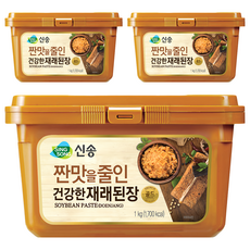 SING SONG 低鹽韓式傳統大醬，健康SOYBEAN PASTE(DOENJANG), 1kg, 3盒