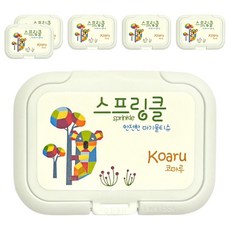 sprinkle 濕巾蓋 白底無尾熊 6個 防水分流失 單手操作方便 可重複使用