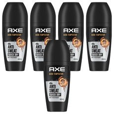 AXE 戰斧 滾珠式止汗體香劑 黑街誘惑 DARK TEMPTATION, 5個, 40ml