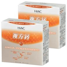 HAC 永信藥品 穩固鈣粉 Set, 2.5杯牛奶的一日鈣質配合, 5g, 30包, 2盒