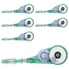 PLUS 台灣普樂士 修正帶內帶 WH-105TR, 綠色, 6入