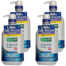 SUNSTAR 三詩達 G.U.M 夜間漱口水 草本, 900ml, 4瓶