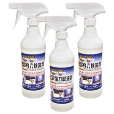 辰揚 超強力除油劑, 可加水稀釋2-3倍使用, 500g, 3瓶