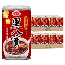 愛之味 黑八寶, 340g, 48罐