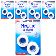 3M Nexcare 通氣膠帶 1吋, 2捲, 5組
