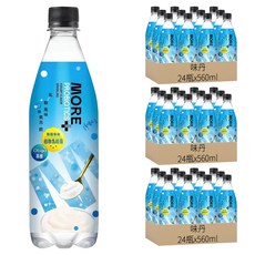 味丹 MORE+維他命氣泡水 乳酸風味, 560ml, 72瓶