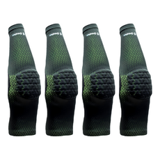 Greaten 極騰 雙色防撞壓縮護肘 高延展性貼身 吸汗防滑 輕量舒適, XL, 4個