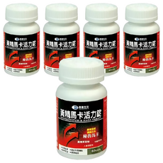 D&O BIOTECH 德奧生技 黃精馬卡活力錠36g, 60顆, 600mg, 5罐