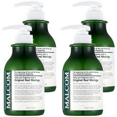 MALCOM 瑪律科姆 自然植萃柔敏香氛潤髮乳 舒心辣木, 520ml, 4瓶