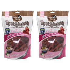 Mr.Bone 多效潔牙骨, 草莓 + 蔓越莓, 360g, 2袋
