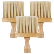 葉子小舖 實木軟毛除塵刷, 3個, 原木色