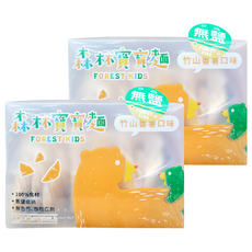 森林麵食 森林寶寶麵 竹山蕃薯, 100%食材 無鹽低鈉 無色素 無防腐劑添加, 320g, 2盒