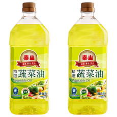 泰山 精選蔬菜油, 1.5L, 2瓶