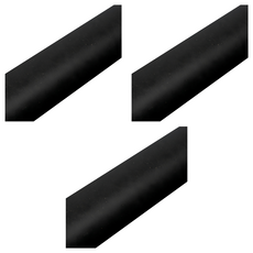 素色雙面牛皮包裝紙 10m, 3個, 黑色